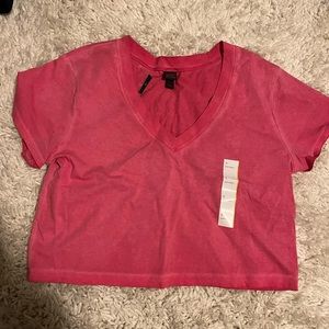 Wild fable crop top hot pink s